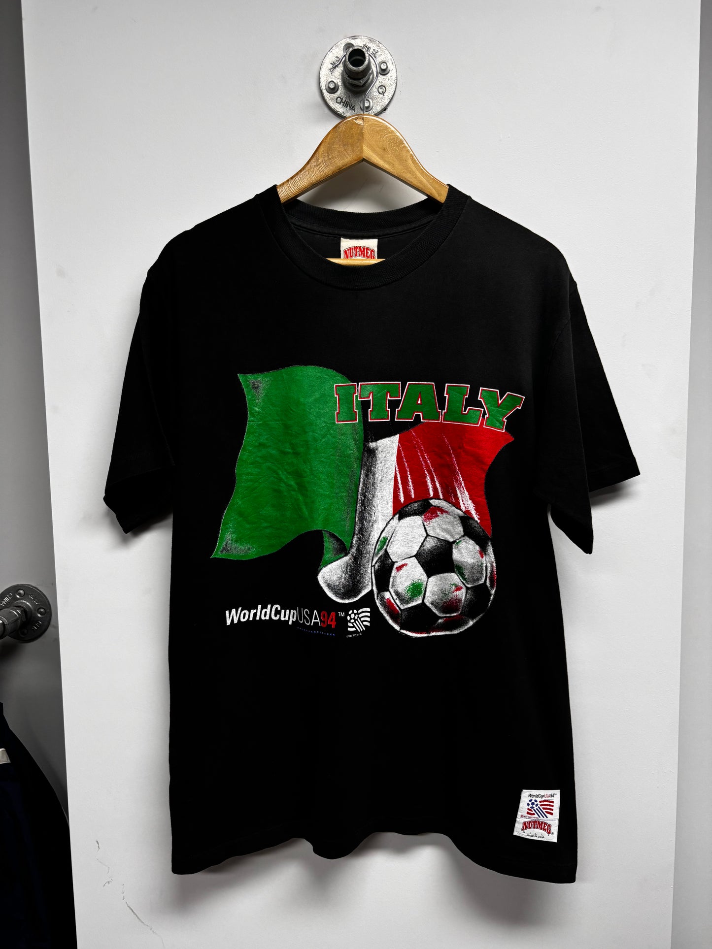 VINTAGE WORLD CUP USA 94 ITALY TSHIRT (L)