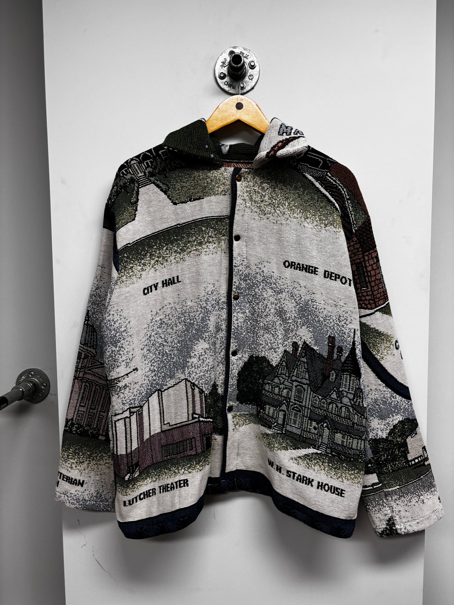 UPCYCLED RUG JACKET (M)