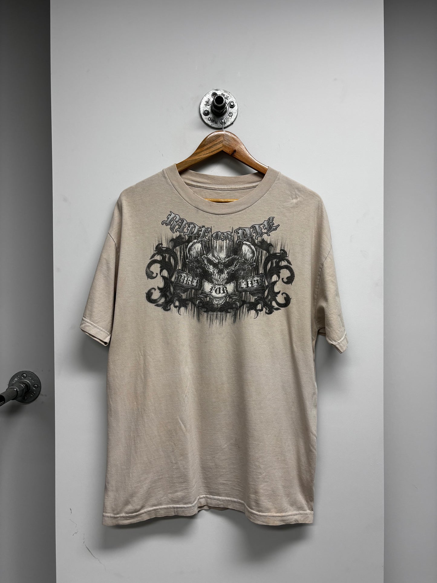 Y2K AFFLICATION STYLE MOTORCYCLE TSHIRT (XL)