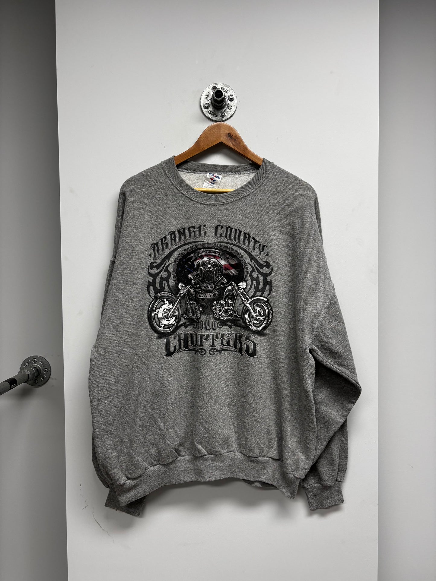VINTAGE ORANGE COUNTY CHOPPERS CREWNECK JUMPER (XXL)