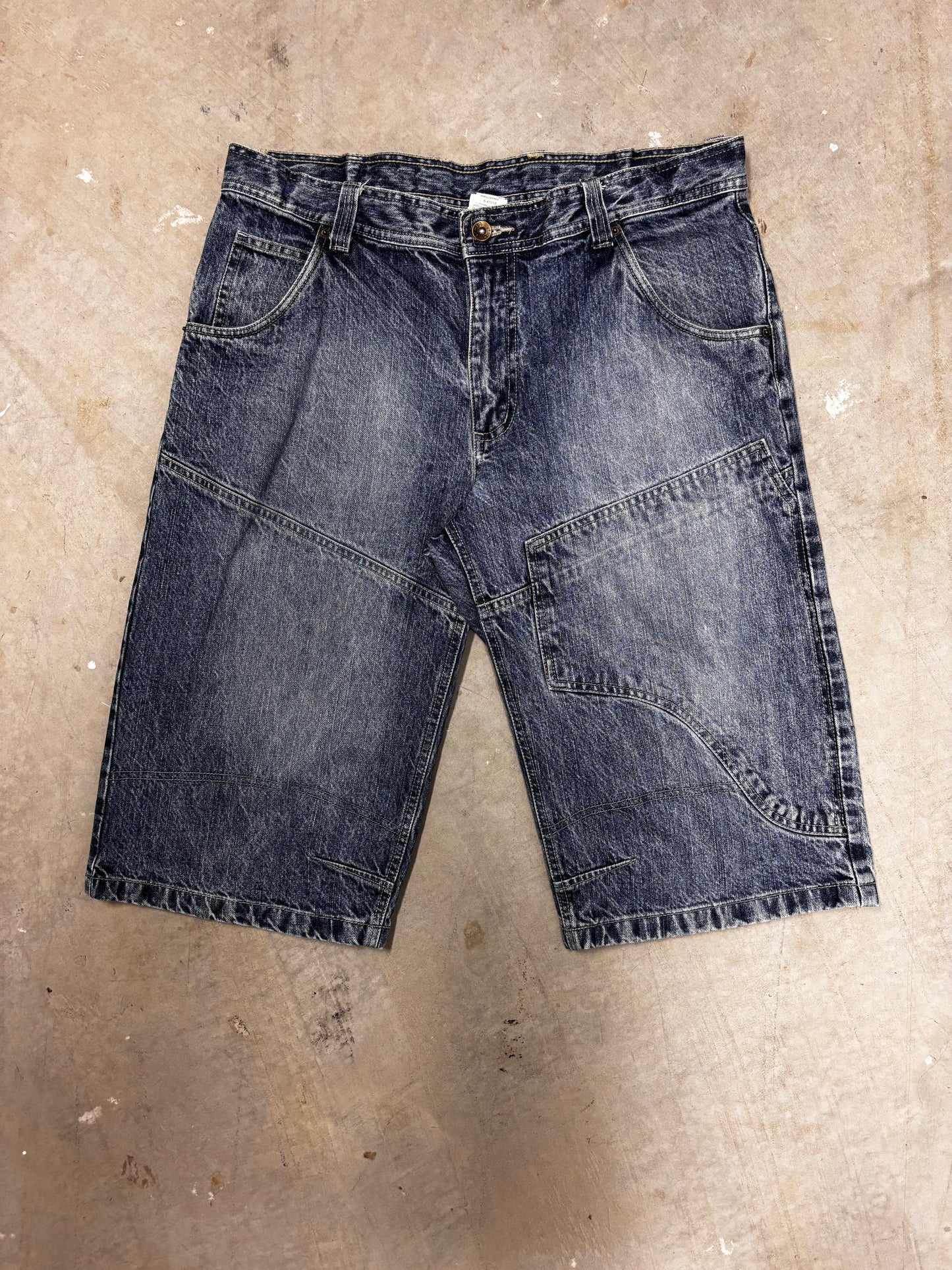 VINTAGE DENIM JORTS (36")
