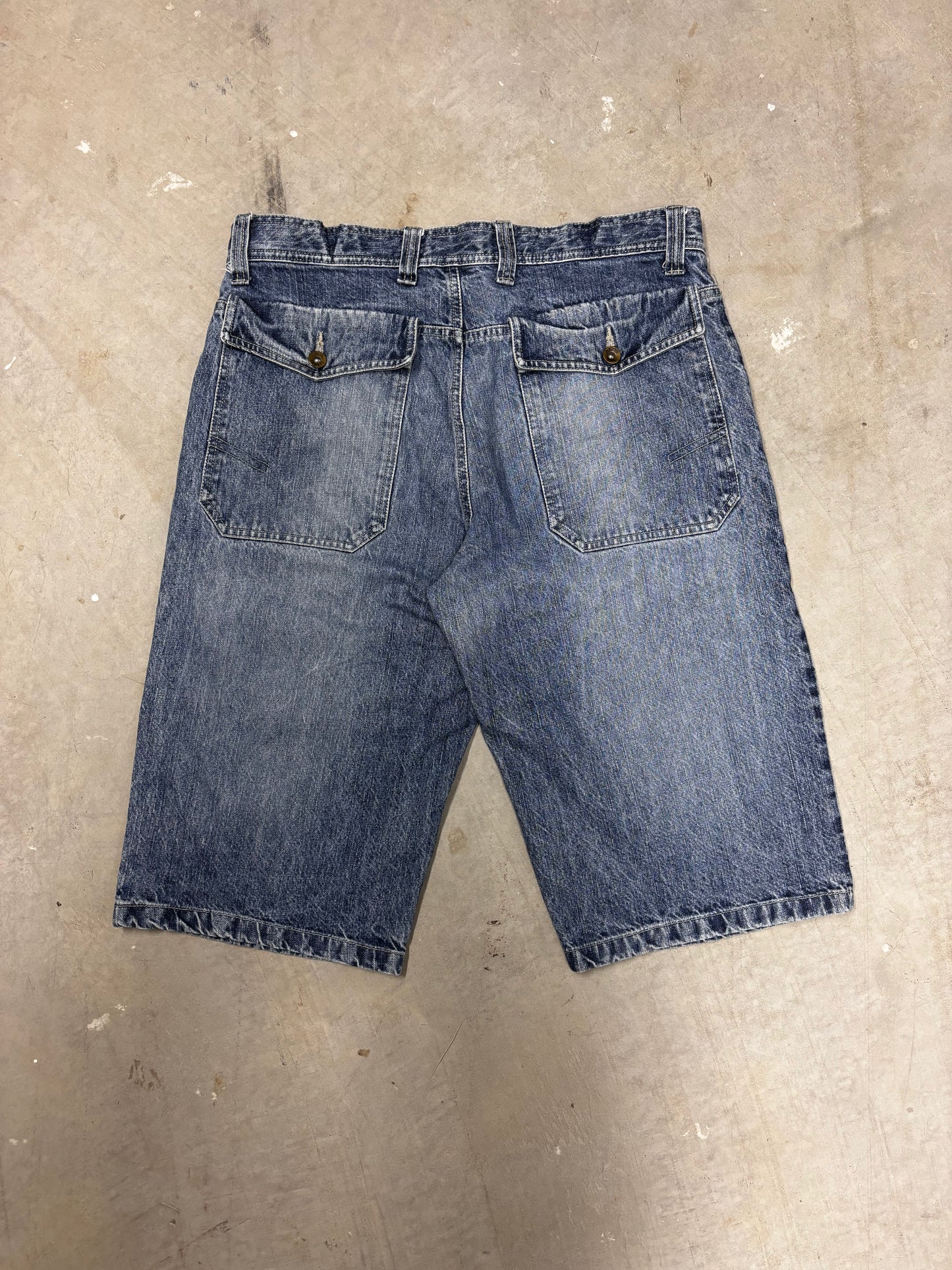 VINTAGE DENIM JORTS (36")