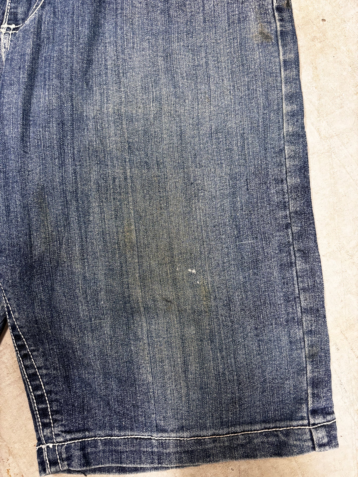 VINTAGE EMBROIDED JORTS (34")