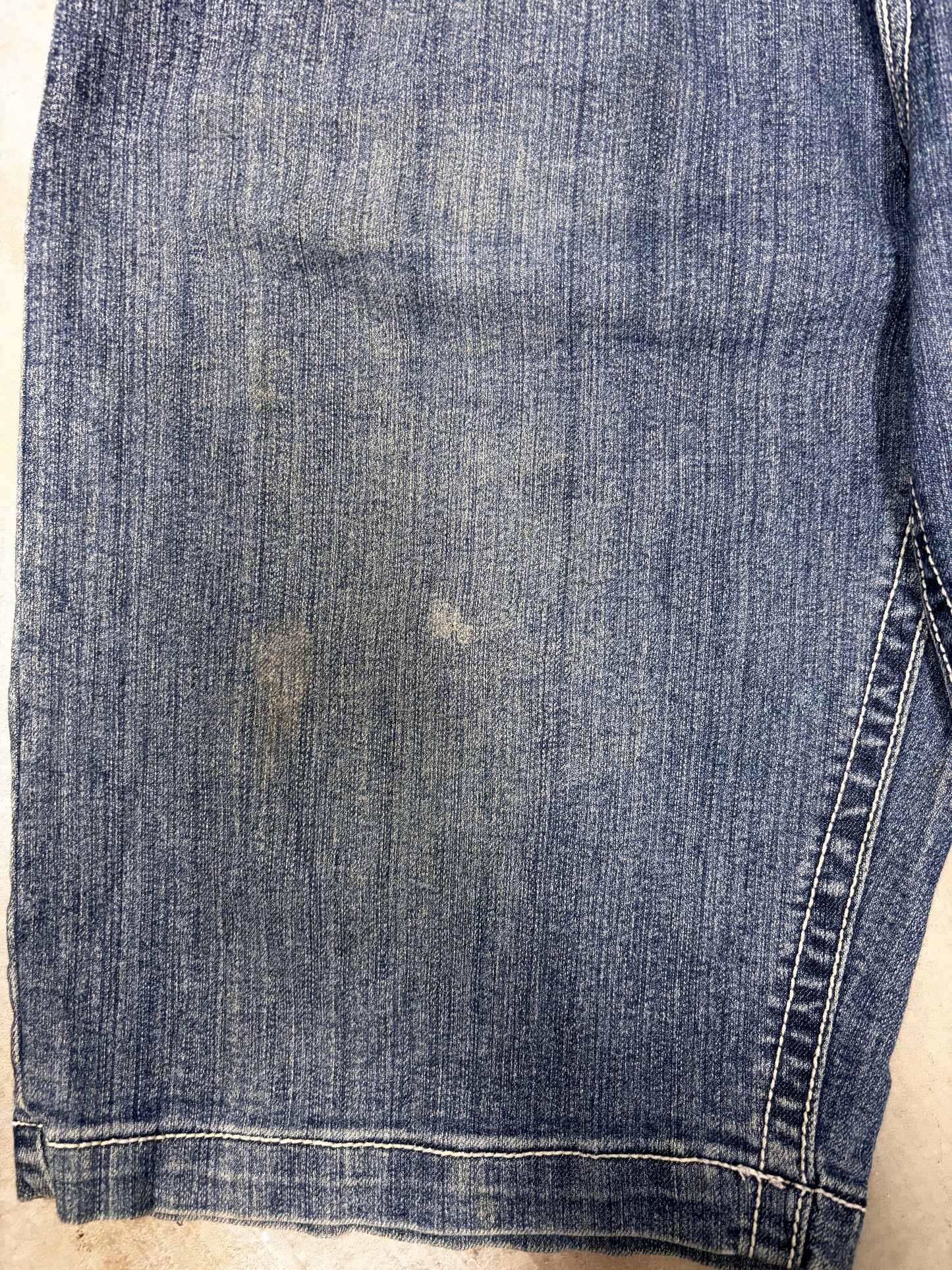 VINTAGE EMBROIDED JORTS (34")