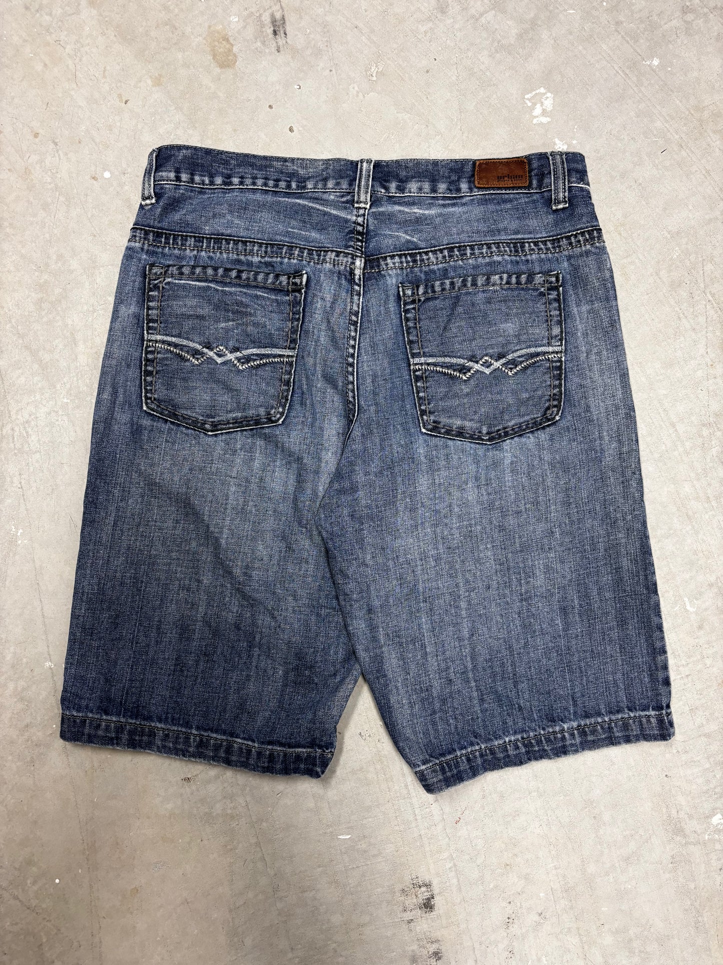 Y2K URBAN PIPELINE DENIM JORTS (36")