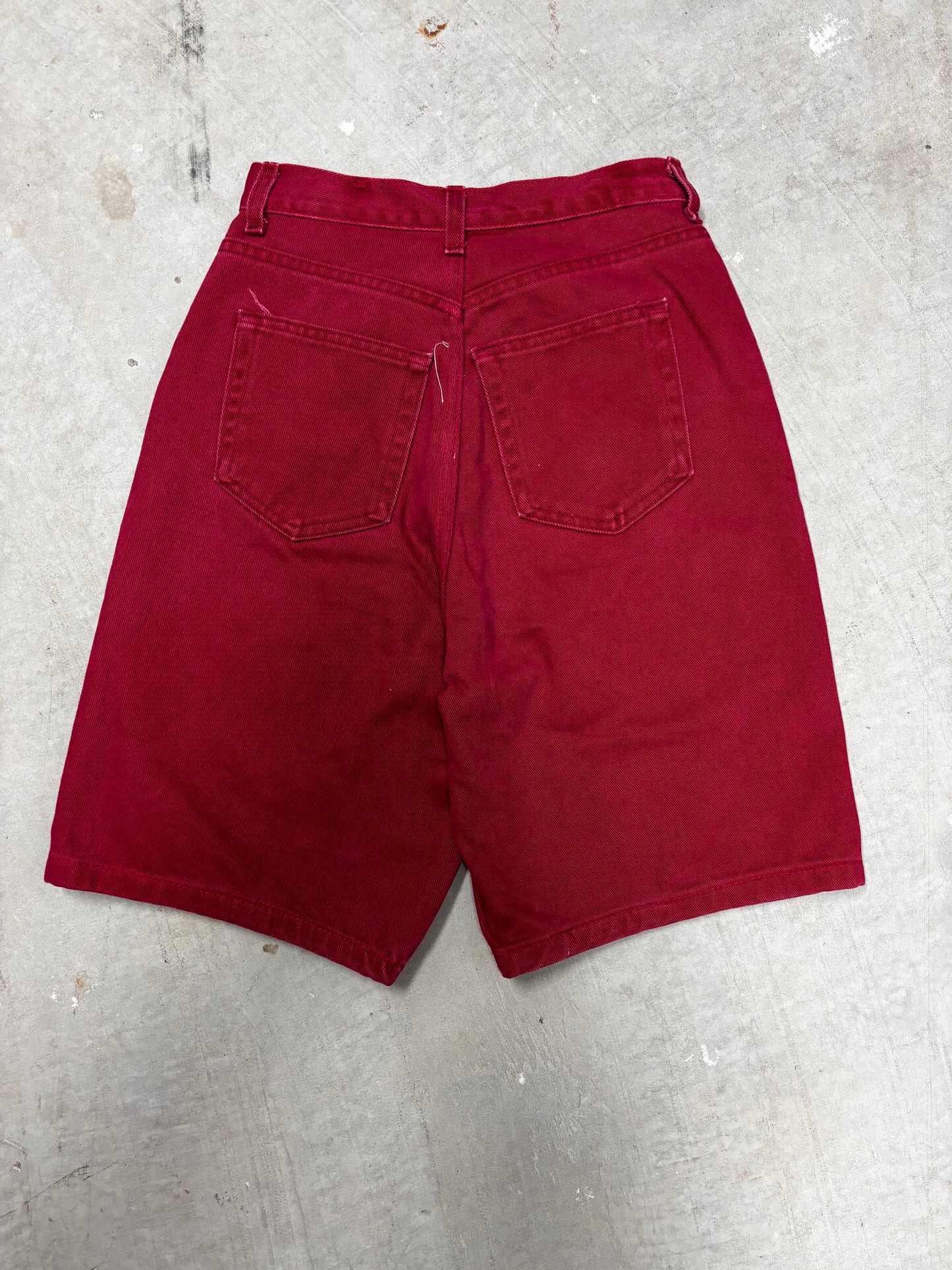 FADED GLORY RED JORTS (24")