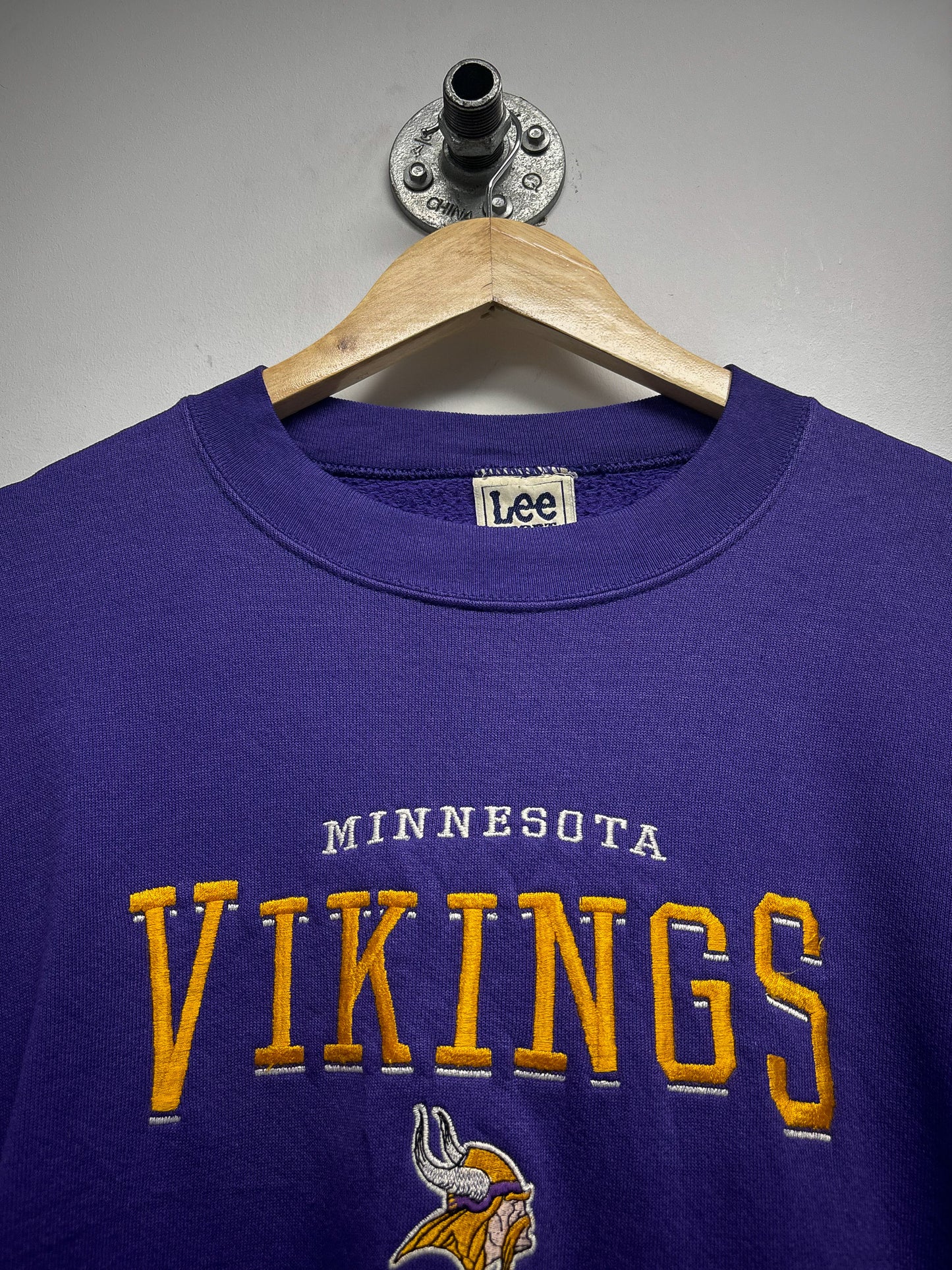 VINTAGE MINNESOTA VIKINGS CREWNECK JUMPER (XL)