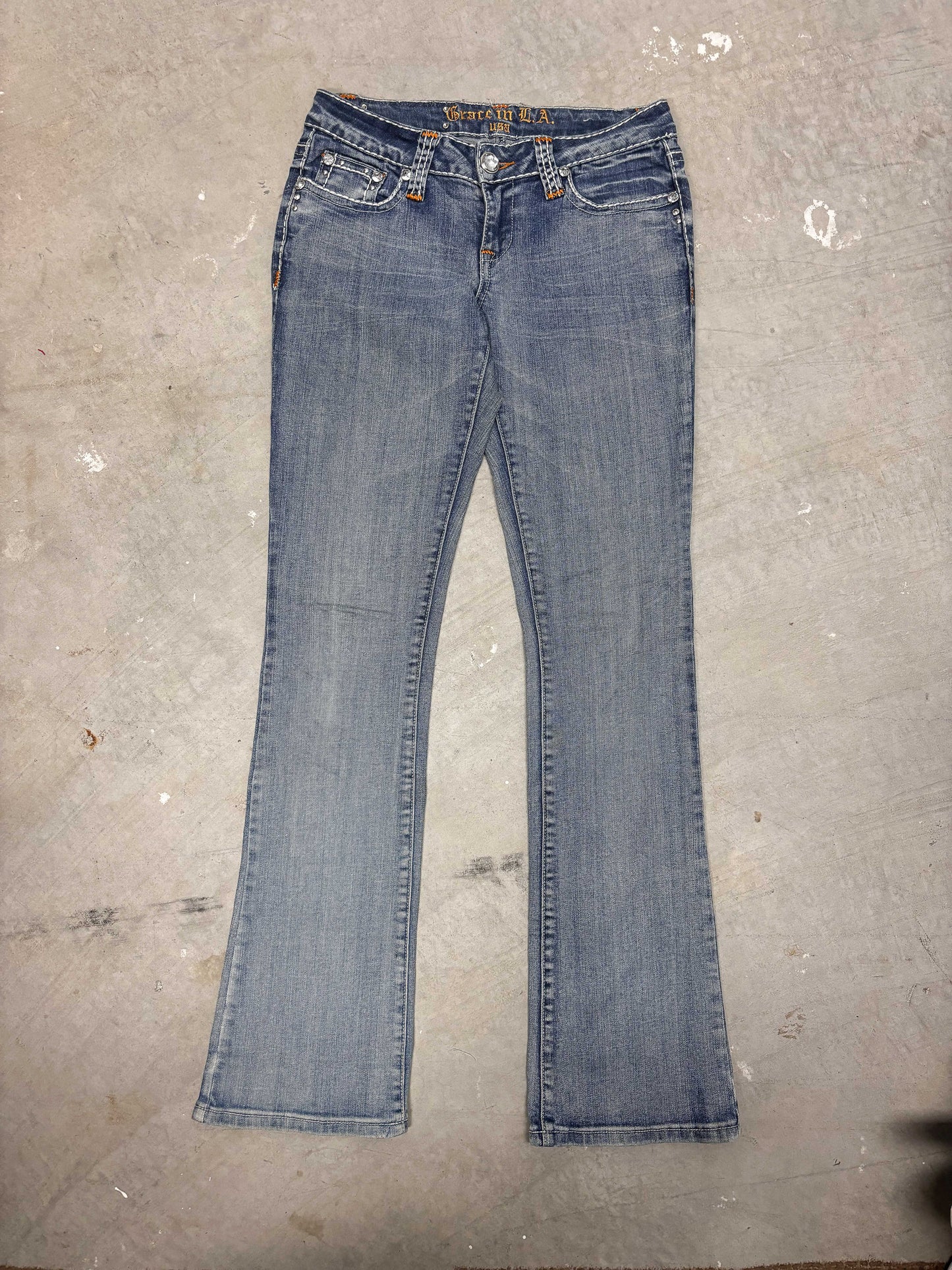 VINTAGE Y2K WOMENS DENIM JEANS (31")