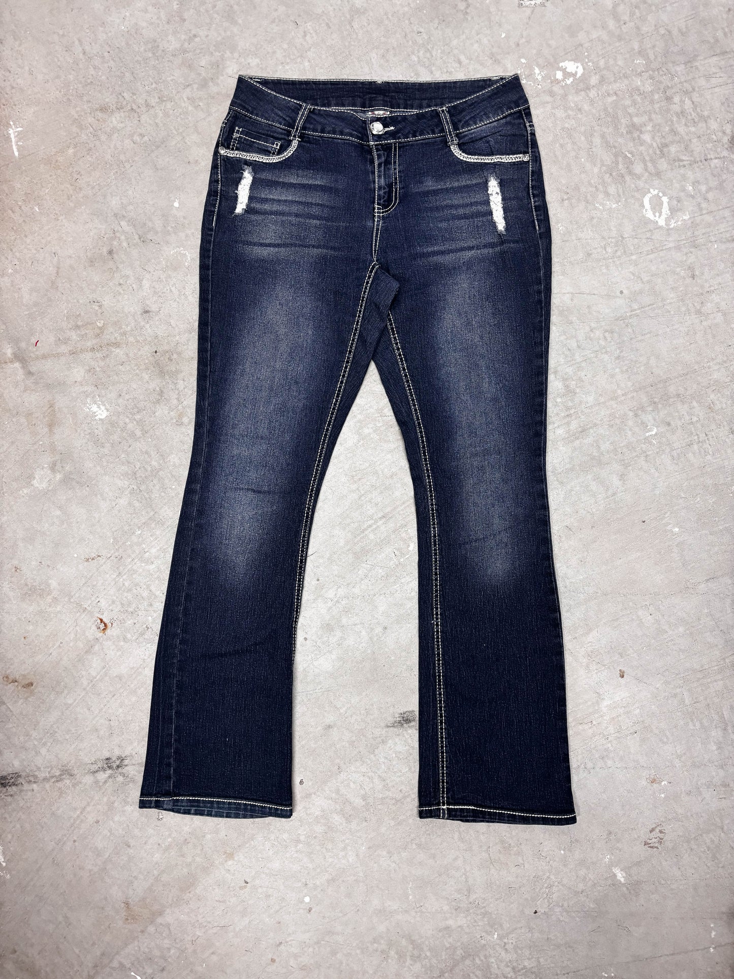 VINTAGE Y2K WOMENS DENIM JEANS (33")