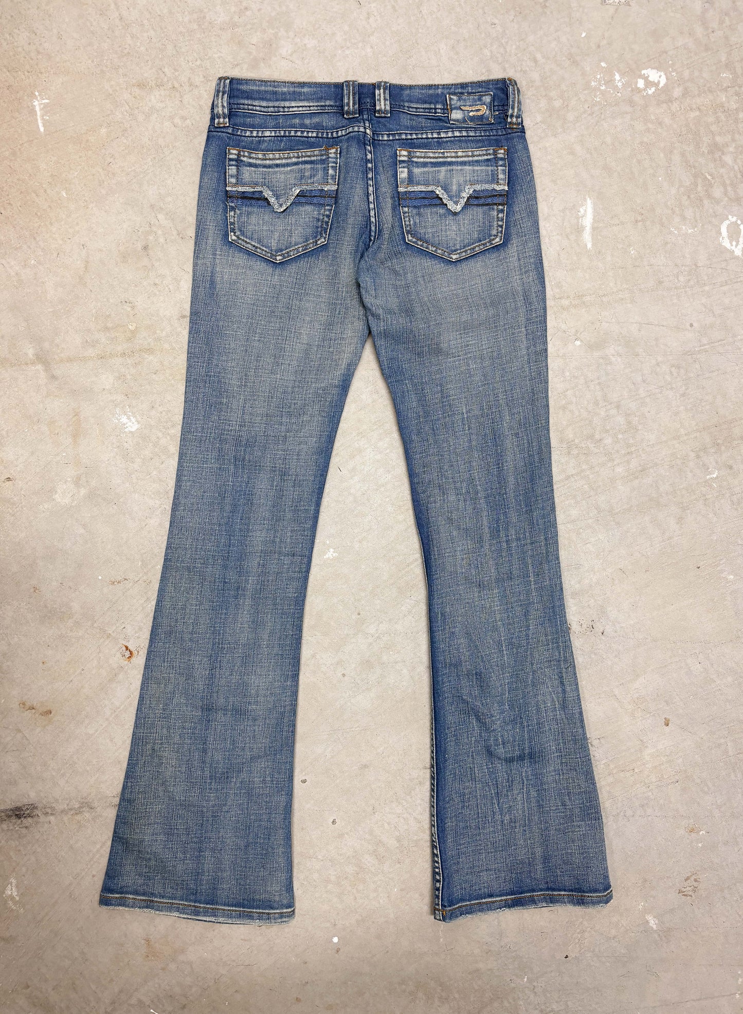 VINTAGE Y2K WOMENS DIESEL DENIM JEANS (28)