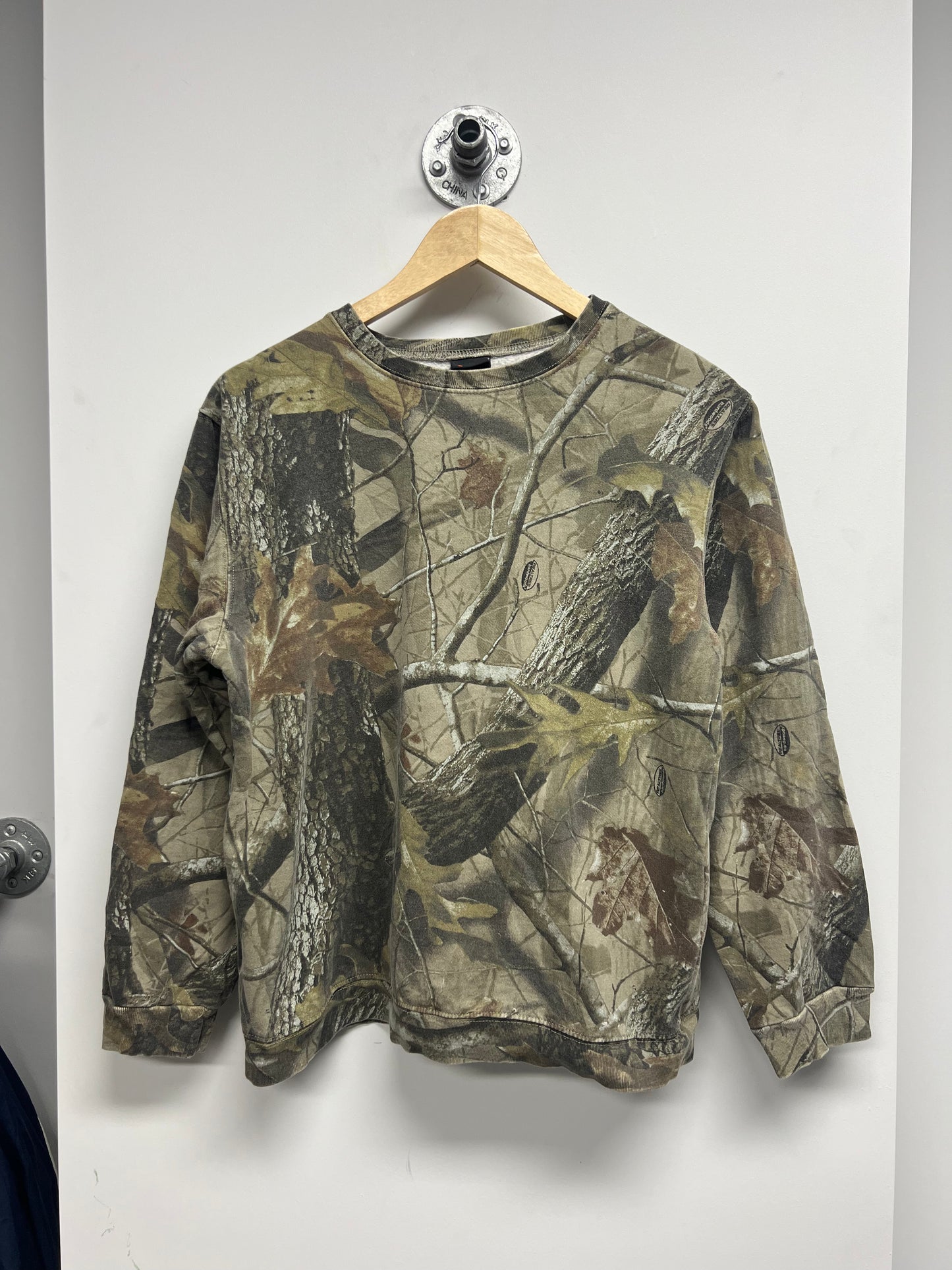 VINTAGE REAL TREE CAMO CREWNECK JUMPER (S)