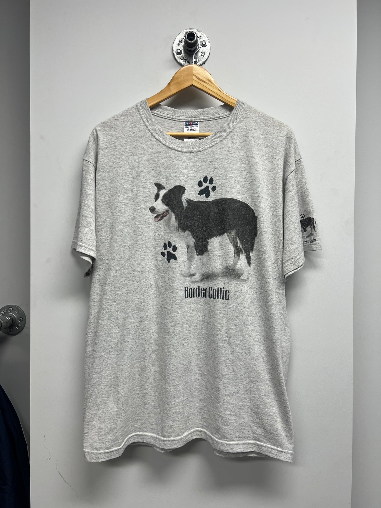 VINTAGE BORDER COLLIE TSHIRT (XL)