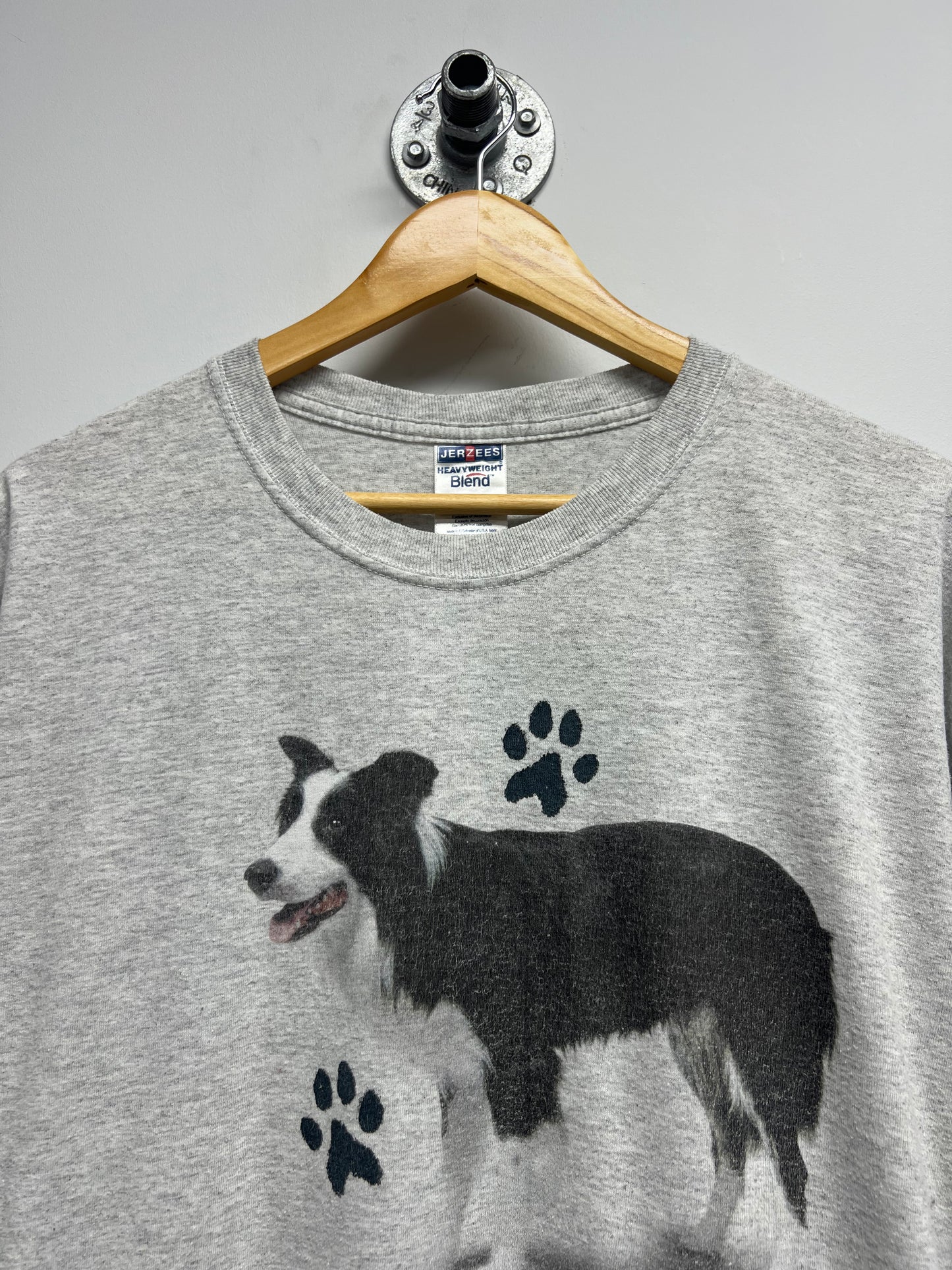 VINTAGE BORDER COLLIE TSHIRT (XL)