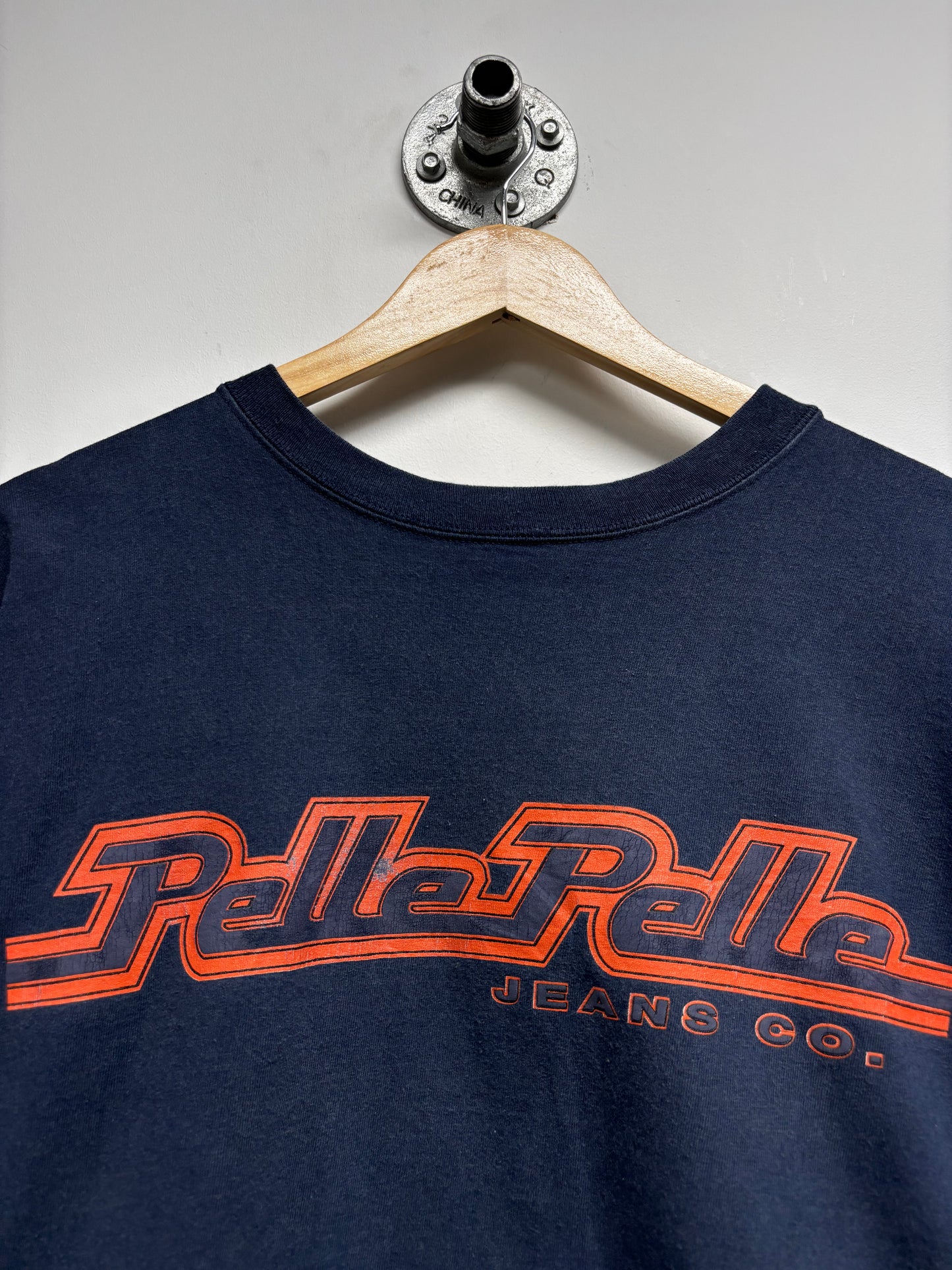 VINTAGE PELLE PELLE JEANS TSHIRT (XL)