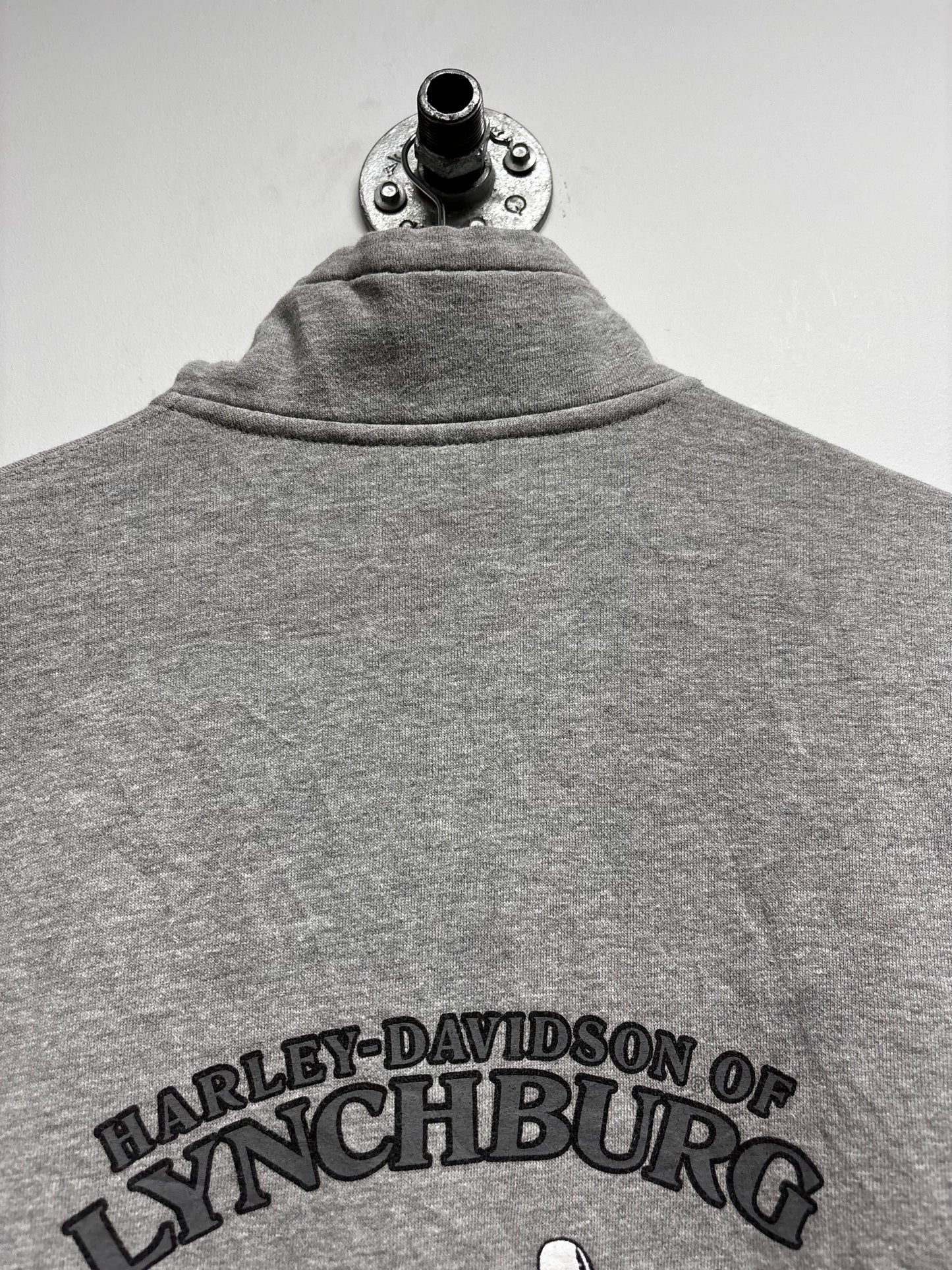 VINTAGE HARLEY DAVIDSON QUARTER ZIP JUMPER (M)