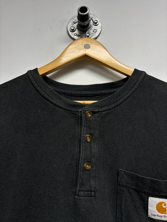 VINTAGE BLACK CARHARTT TSHIRT (L)