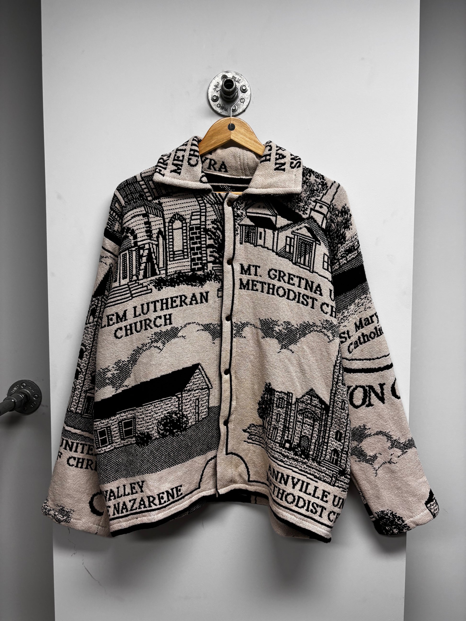 Custom Rug Jacket UPCYCLED RUG JACKET (S) – Vintage Markets Australia