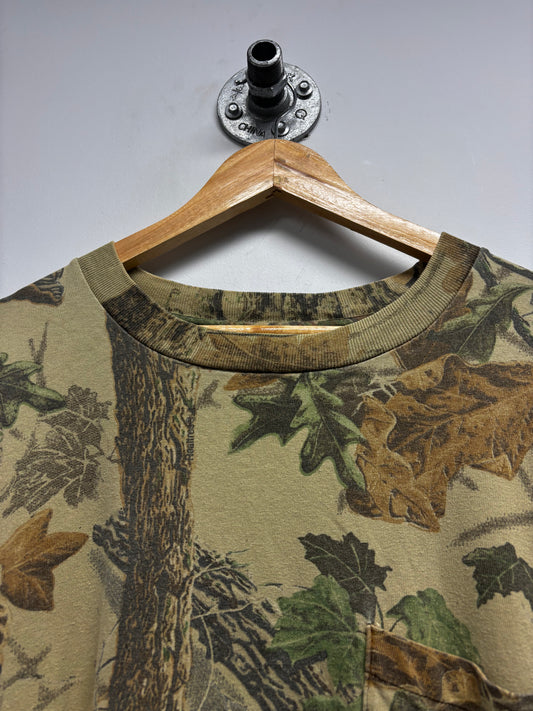 VINTAGE REAL TREE LONG SLEEVE SHIRT (XL)