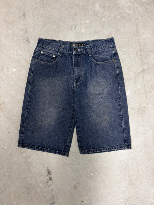 Y2K EMBROIDERED JORTS (32")