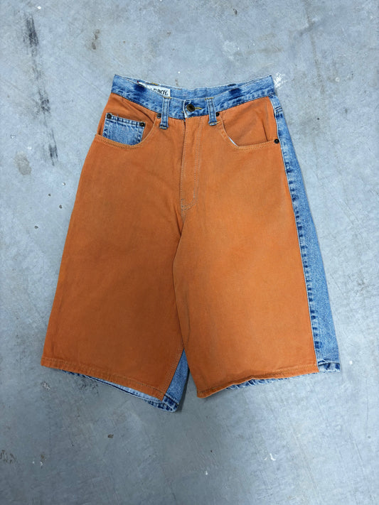 VINTAGE REWORKED BUGLE BOY US POLO ASSN JORTS (25")